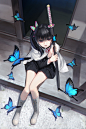 ✔《鬼灭之刃》EGK513作品 动漫美少女 二次元同人手绘 TV动画