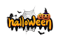 halloween艺术字设计万圣节
