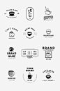 Coffee shop badge logo vector set | premium image by rawpixel.com / Techi