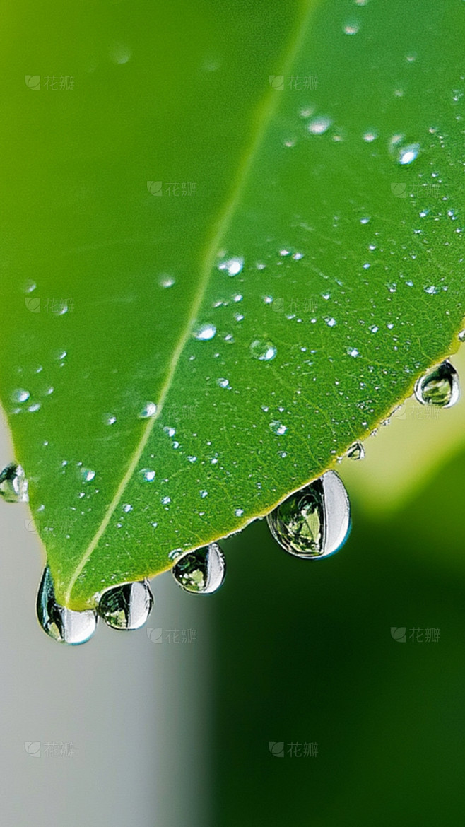 雨水实景感雨天氛围场景背景