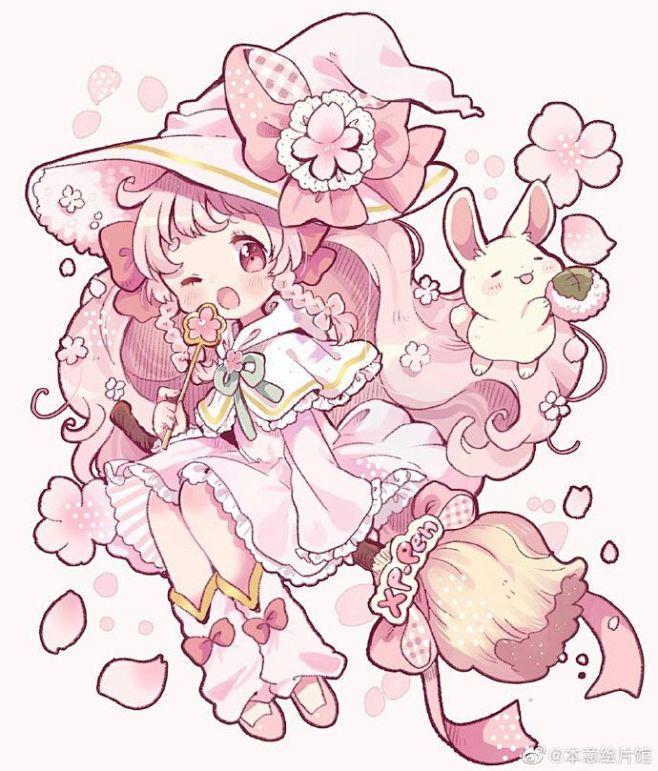 浮绘超话 可爱的二次元少女 | ins...