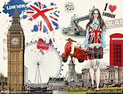英伦图片,英伦模板下载,美女 铁塔 风景 国旗 汽车,英伦设计素材,昵图网：图片共享和图片交易中心