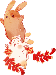亚力山大芙采集到兔年过年