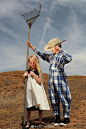 #JUST FOR KIDS# 童装品牌Infantium Victoria最新lookbook，在农场感受田园生活~  ​​​​
