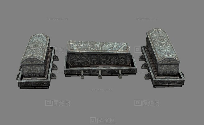 古代棺材 石棺材 棺椁 木棺 寿棺 陵墓...