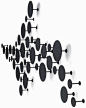 Available in three sizes, the wall-mounted clothes hanger can be used by itself or arranged with many in any configuration you like. The possibilities are endless for the way in which you hang them and what you use them for. -- or just keep them empty to 