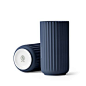 Lyngby vase midnight blue matte