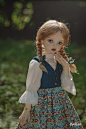 【Maskcat Doll】面具猫42CM四分BJD MSD 娃娃 Anemone 1/4女娃-淘宝网
