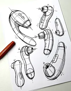 产品设计，素描，插图，手绘，草稿，