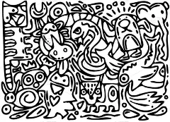 动物,手,矢量,草图,绘画插图,卡通,乱画,可爱的,衬衫,泰国