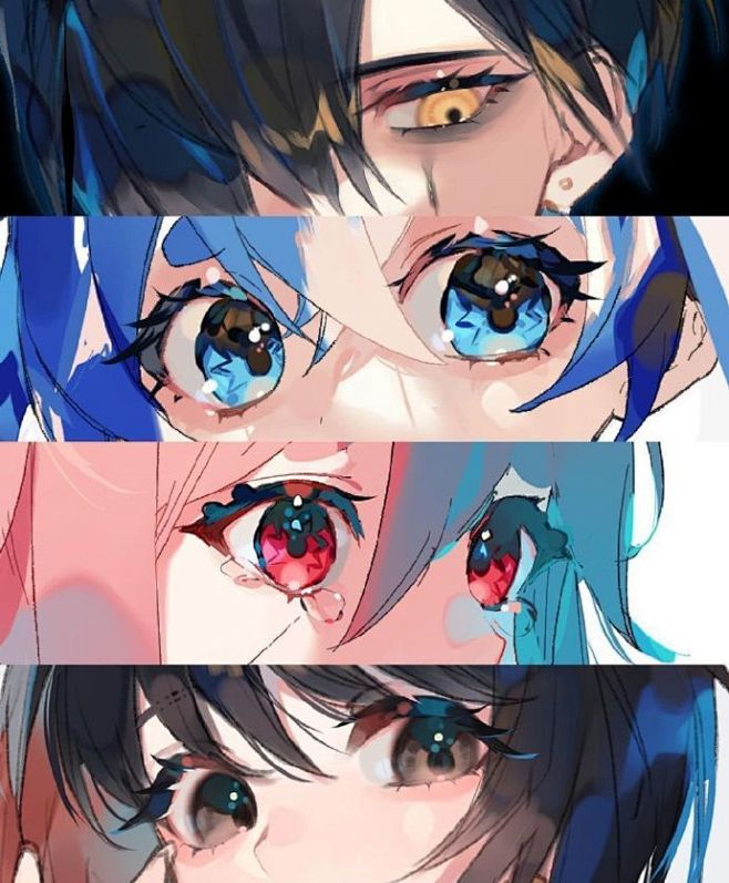 关于二次元动漫中眼睛的画法参考

画师す...