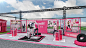 3D brand identity camping design Event Outdoor Pop-up store Render Under Armour 西安