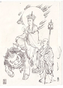ArtistJ/太阳采集到国画-工笔白描