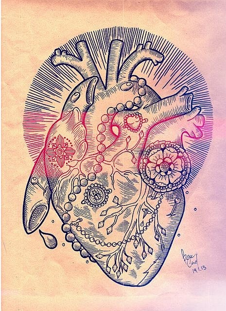 heart tattoo design....