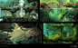 Ori and the Will of the Wisps environments, Mikhail Rakhmatullin : Some environment concepts I did for a first few locations of Ori and the Will of the Wisps.