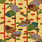 【纸艺】日本千代纸起源于京都，曾是十分昂贵的书写材料，制作工艺繁杂，也作为包装纸、装饰品、工艺品而流传。千代纸里有满满的回忆，一代代绘者藉由图案讲述着诗意或动荡不安的岁月。早安，初冬的微光：手嶌葵《Winter Light》 KWinter Light-手嶌葵 ​​​​