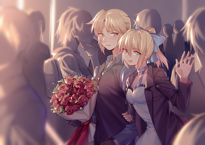 fategrandorder莫德雷德saberp站夜kun