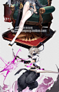 幻塔高清立绘角色武器人设日韩游戏二次元原画插画参考美术CG素材-淘宝网