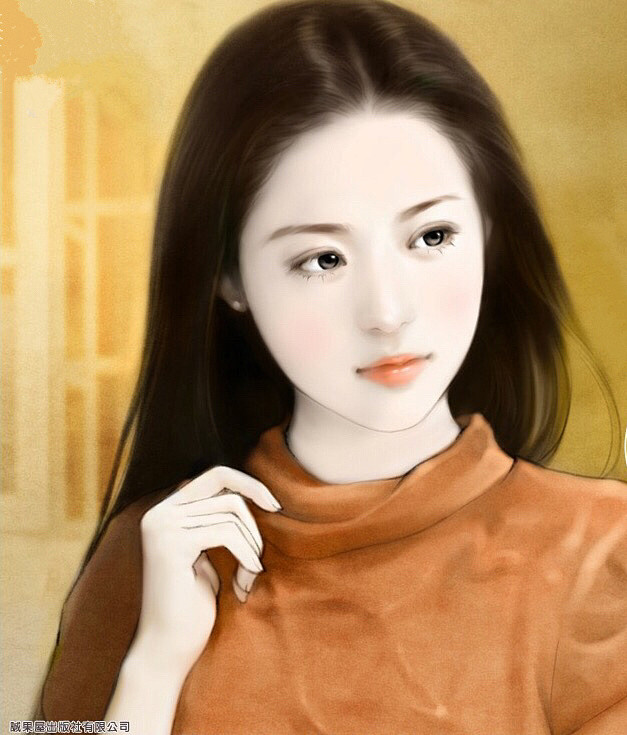 现代手绘人物女