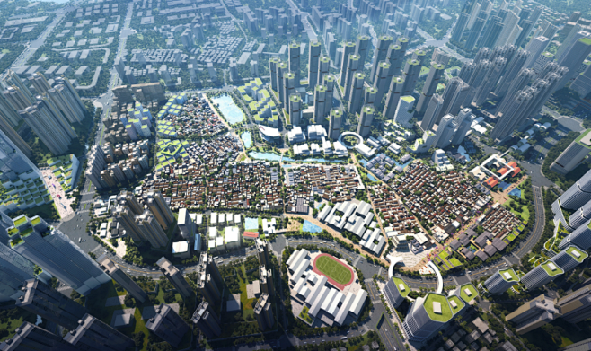 沙井大街片区重点城市更新单元城市设计ISA12