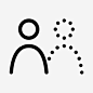 用户反射阴影图标_88ICON https://88icon.com 用户 反射 阴影 用户帐户 用户化身 用户配置文件 简单轮廓