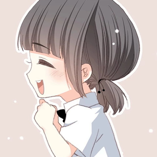 35:14动漫二次元情侣头像 可爱少女萝莉 快看漫画怦然心动 狄淇儿q版4