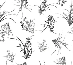 大牌花草  - 源文件下载【酷图网】紫牡丹,大牌,数码印花,乱花,手绘花束,黑白叶子花朵,无线连接,花草,小花,碎花