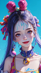 彩虹少女