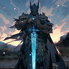 AI骑士角色素材 游戏人物设计 光剑骑士原画设定参考 插画临摹图-淘宝网