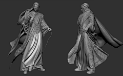 泽雨航采集到ZBrush人物角色