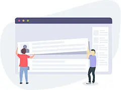 扁平画人物商务办公购物矢量插画网页APP插图Ai/Sketch设计素材-淘宝网