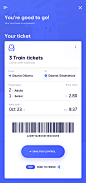 app Your ticket screen