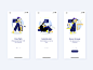 引导页 品牌 应用 商标 图标 ux ui 设计 插图 动画 平面