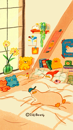 清静一趟采集到插画