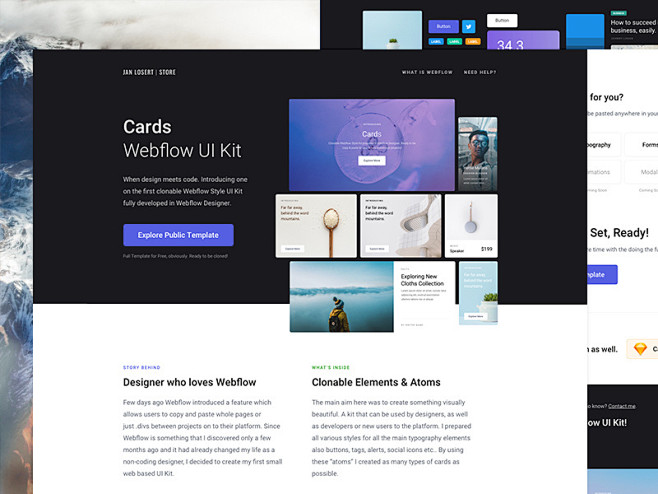 Cards - Webflow UI K...