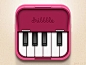 钢琴app图标设计ui