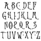 Hopscotch Home Format Fonts Embroidery Fonts: Cob Web Font 1.50 inches H: 