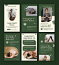其中包括图片：Templates social media | Inspiração de feed Instagram | website