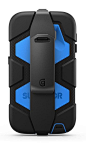 Griffin Samsung Galaxy S6 Survivor Case - Black / Blue - MyPhoneCase.com - 1