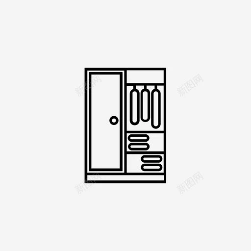 衣柜衣橱衣服 UI图标 设计图片 免费下载 页面网页 平面电商 创意素材图片_衣橱素材图片素材-花瓣网