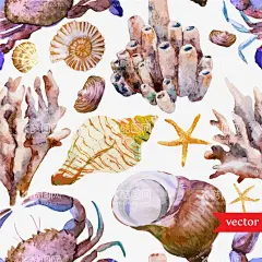 手绘海洋生物  - 源文件下载【酷图网】手绘海洋生物,海马,小龙虾,海胆,贝壳,海草,螃蟹,水母,鱼,海底世界,海洋馆,海洋世界,海底,海洋,水族馆,卡通海洋,卡通海底,海底总动员,海豚,海底背景,海洋背景,美人鱼,水族世界,海洋生物,海底生物,海底潜水,海底珊瑚,海底鱼类,海洋公园,矢量素材,设计,生物世界,