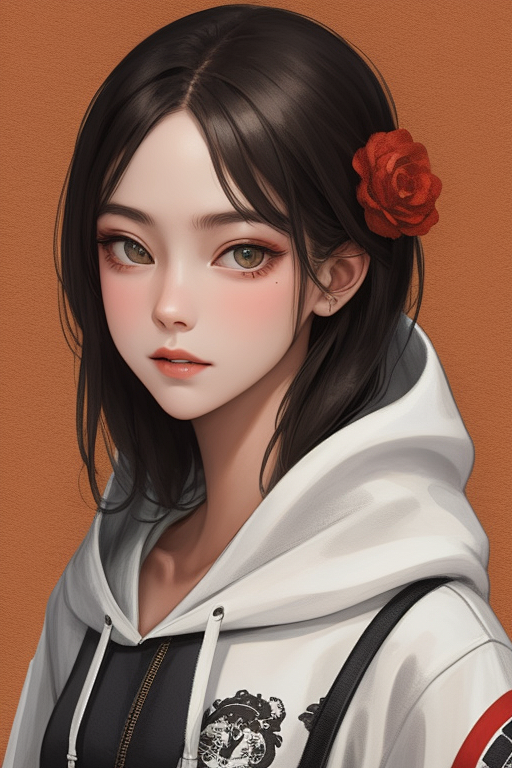 AI绘画-卫衣少女 (22)