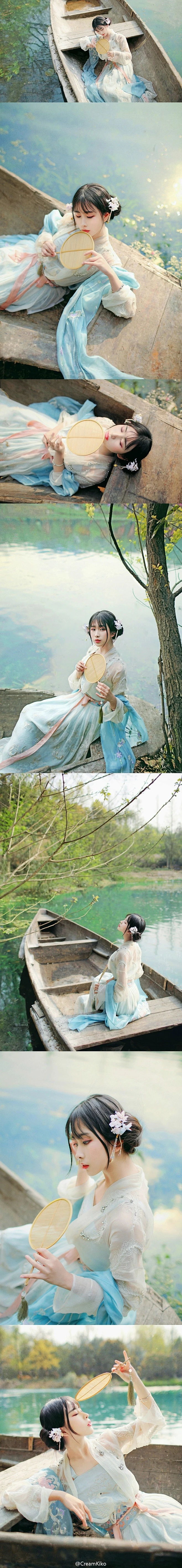 【蒹葭】蒹葭苍苍，白露为霜。所谓伊人，在水一方，溯洄从之，道阻且长。溯游从之，宛在水中央。-花瓣网