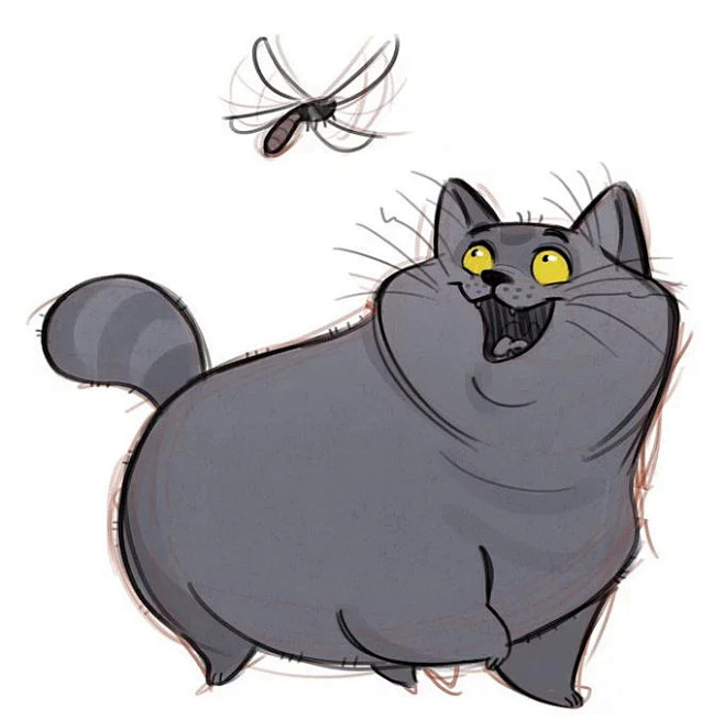 Daily Cat Drawings :...
