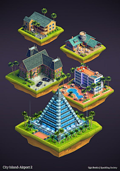 Zoya_Ye采集到风格-isometric 3D