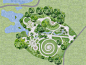 【景观规划设计平面图图集下载】ps彩色平面图/庭院花园公园绿地/景观方案设计