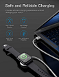 Amazon.com: Marchpower iWatch Charger Magnetic Quick-Charge - Compatible with iWatch Series SE, 6, 5, 4, 3, 2, and 1, 44mm 42mm 40mm 38mm - High-Speed Charging Cord and Portable Charge Cable- 3.3ft (1m) : Cell Phones & Accessories