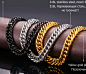 hiphop chunky necklace 6/9/13MM 22/26/28/30 inch gold color chains 316L stainless steel statement heavy necklace chain for men -in Chain Necklaces from Jewelry & Accessories on Aliexpress.com | Alibaba Group