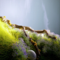 CGI Blooming Typographic - 36 Days of Type 2023@山卡拉叔叔
