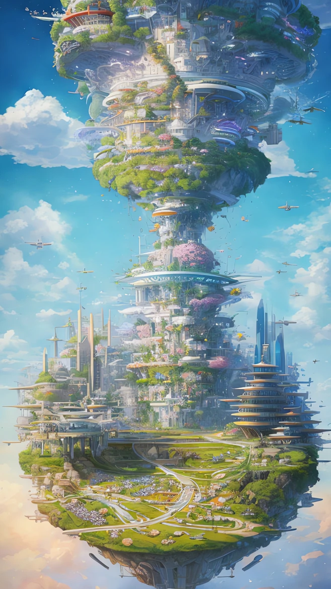 天空之城-花瓣网